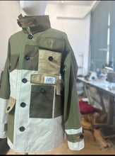 Load image into Gallery viewer, Patchwork Camo work jacket
