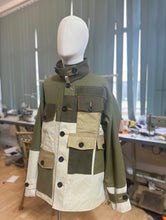 Load image into Gallery viewer, Patchwork Camo work jacket
