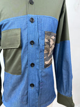 Load image into Gallery viewer, Green and Denim Shirt
