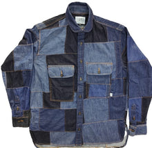 Load image into Gallery viewer, Patchwork Denim shirt
