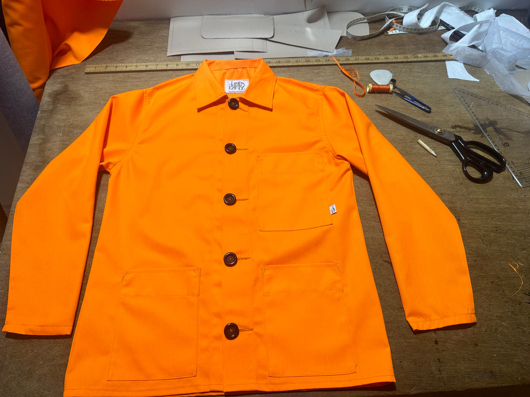 work jacket orange